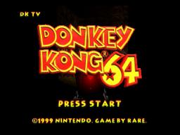 Donkey Kong 64 Title Screen